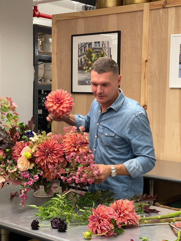 Lewis Miller Design Flower Class in NYC