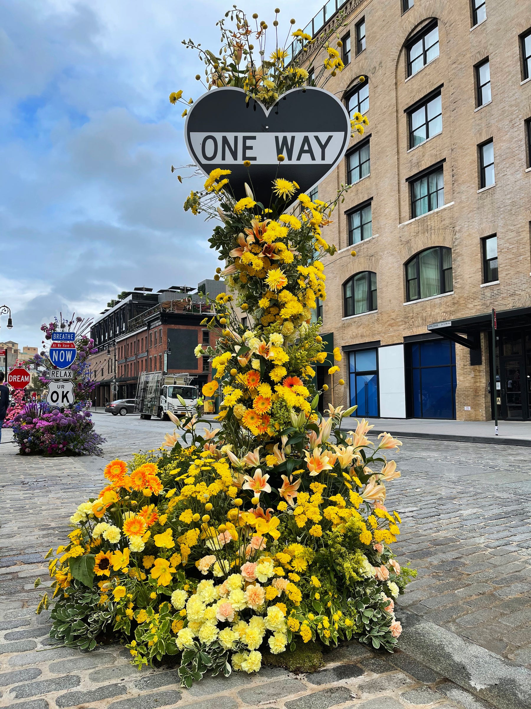 ONE WAY Flower Flash Limited Edition Print – Lewis Miller Design